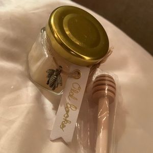 Old Books Beeswax Candle